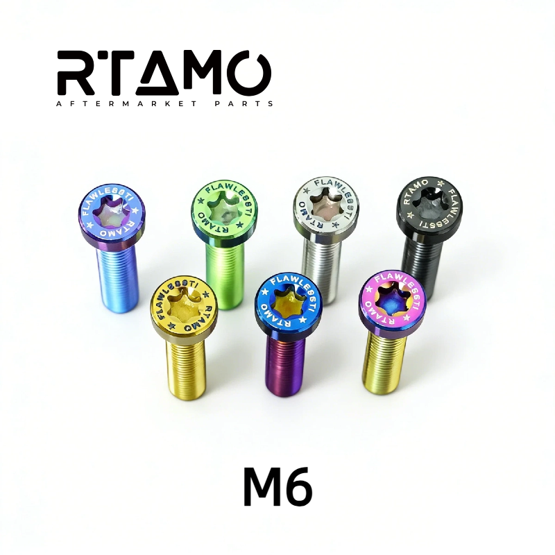 M6 Titanium Bolt Pan Head T30
