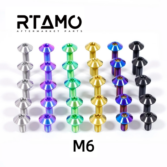 Titanium Bolt M6 Umbrella Torx Head