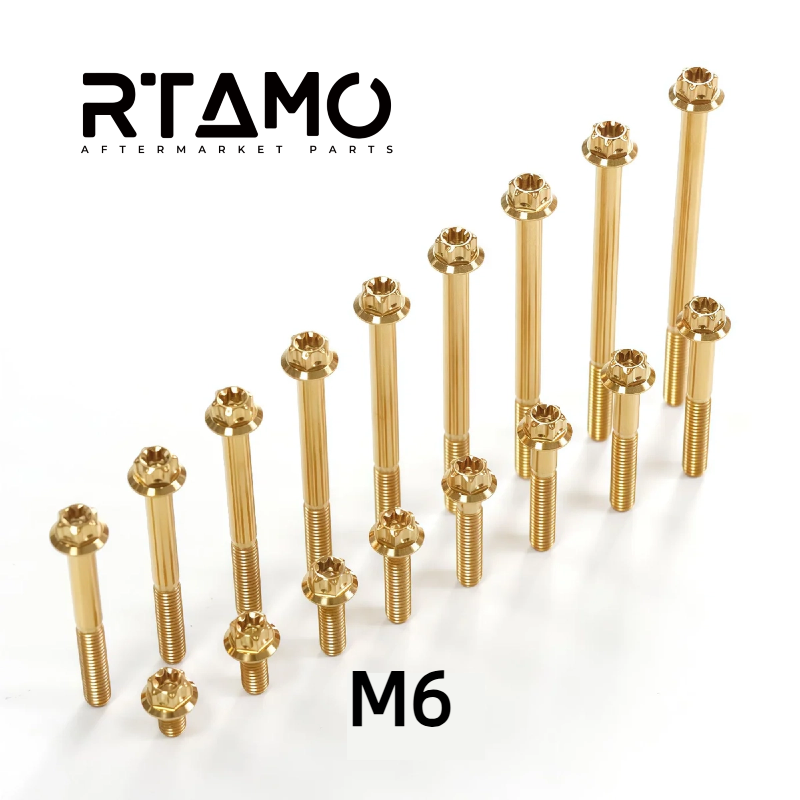 Titanium Bolt M6 Torx Head(OD=12)