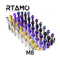 Titanium Bolt Hex Tapered Head M8