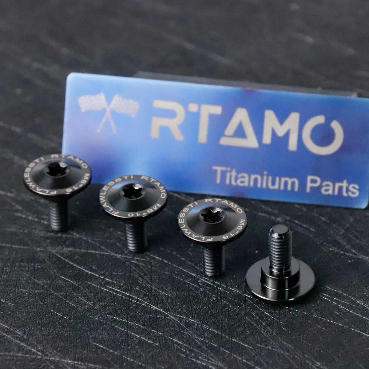 Titanium Step Bolt M6 for Cygnus Gryphus Front Fender