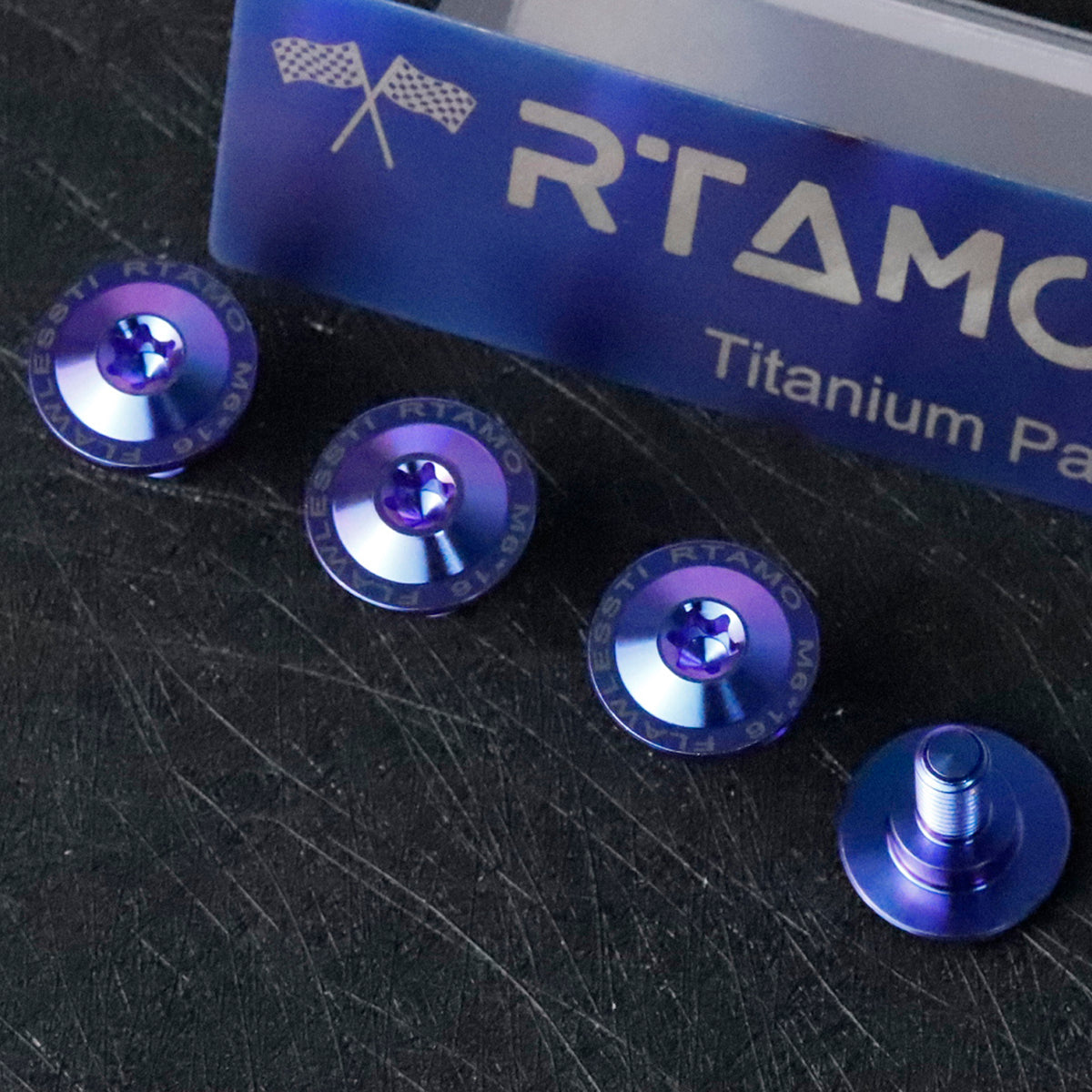 Titanium Step Bolt M6 for Yamaha Front Fender