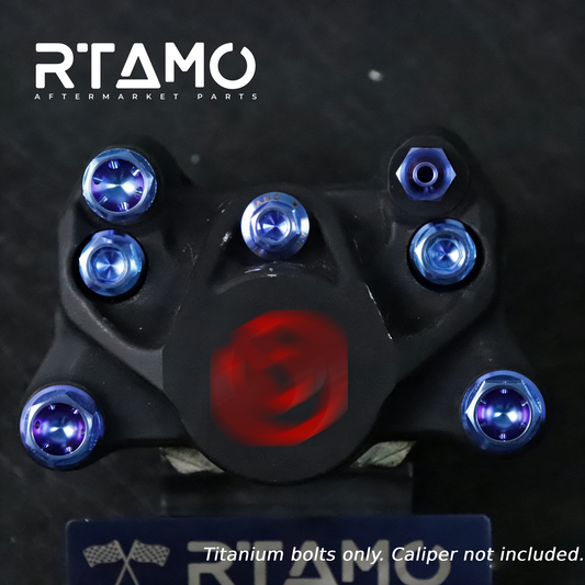 Titanium Caliper Mounting Bolts Fit for Brembo Basic 2-Piston Calipers