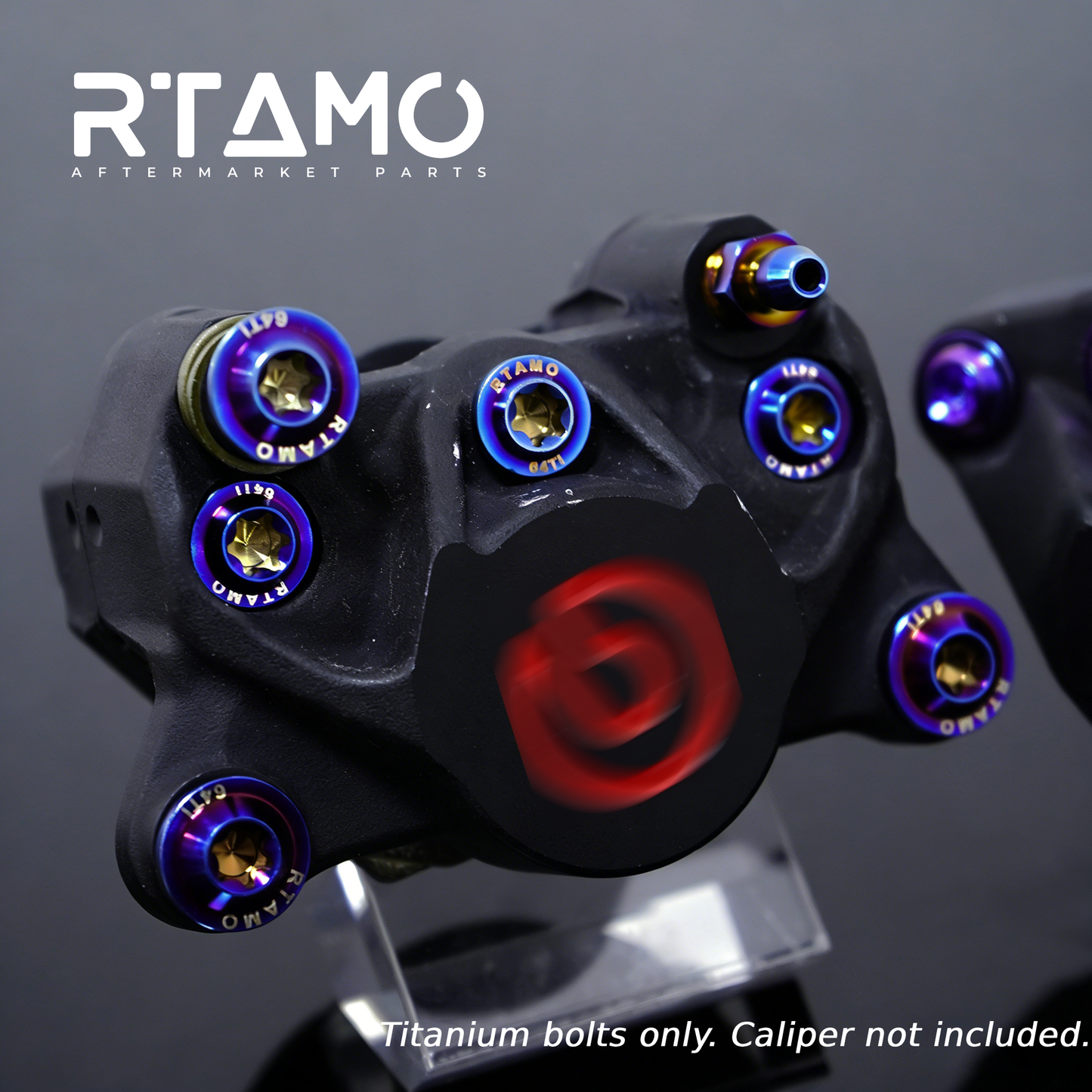 Titanium Caliper Mounting Bolts Fit for Brembo Basic 2-Piston Calipers