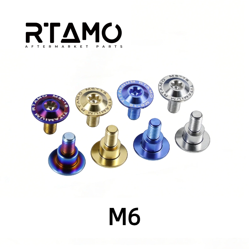 Titanium Step Bolt M6 for Cygnus Gryphus Front Fender