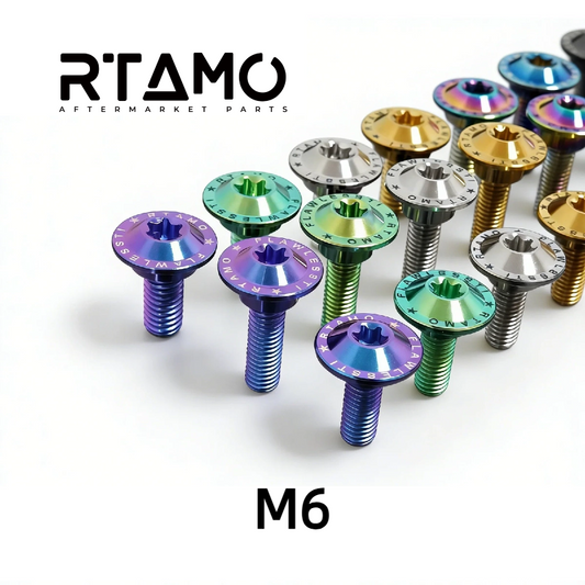 Titanium Brake Disc Step Bolt M6x15