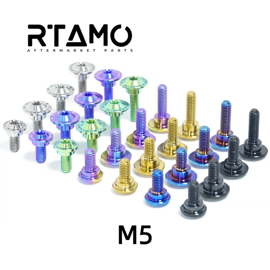 Titanium Brake Disc Step Bolt M5 Torx Head