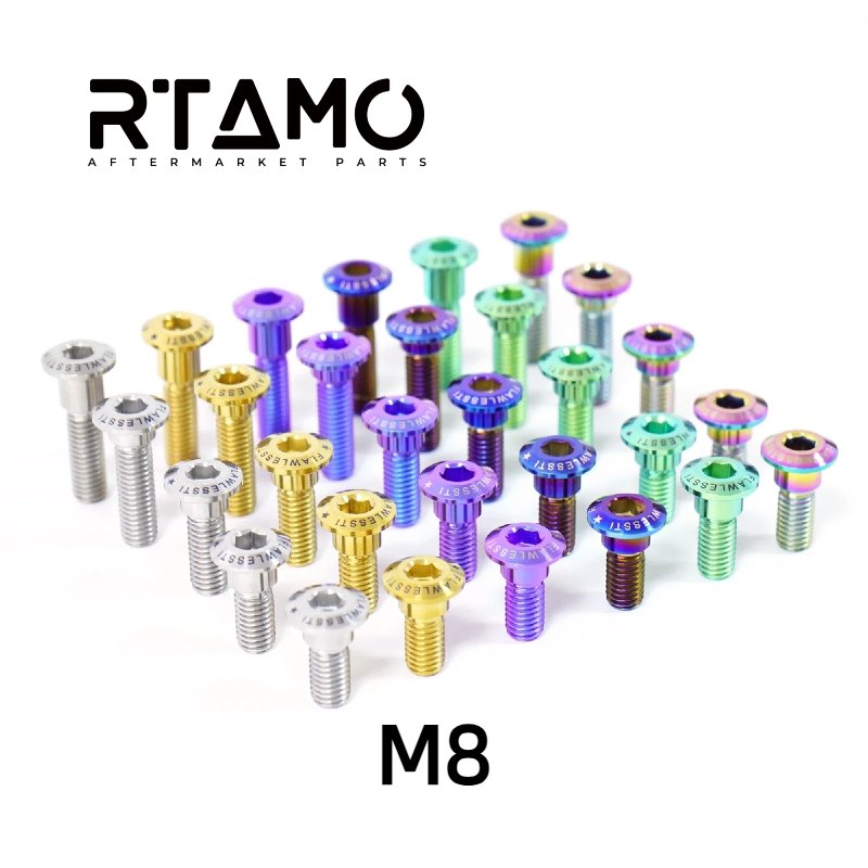 Titanium Hex Socket Head Step Bolt M8