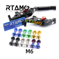Titanium Lever Bolt Disc Head M6x32