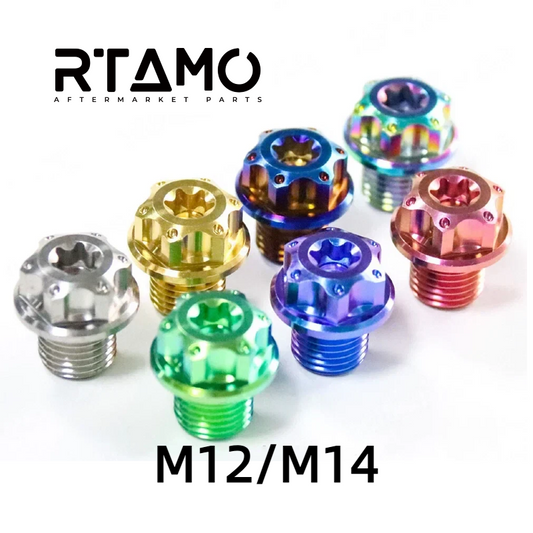 Titanium Gear Oil Inject Bolt M12/M14x1.5P