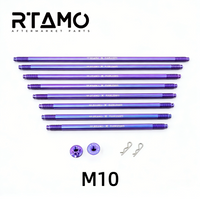 Titanium Flat Shaft Set M10X225-300