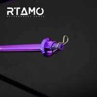 Titanium Flat Axle M10X320-370