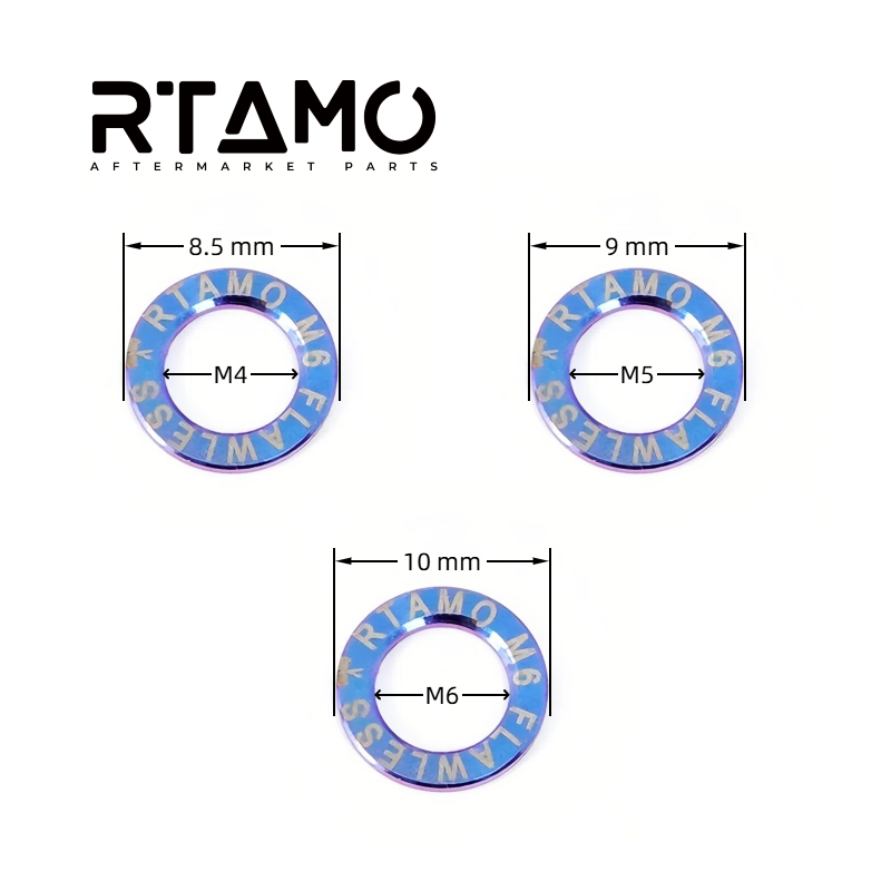 Titanium Small Flat Washer M4/M5/M6