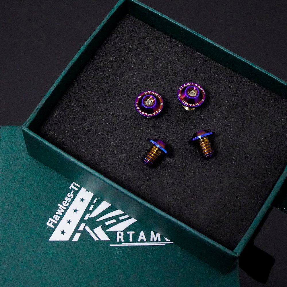 Titanium Helmet Bolts for OGK/SOL/KYT