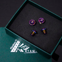 Titanium Helmet Bolts for OGK/SOL/KYT