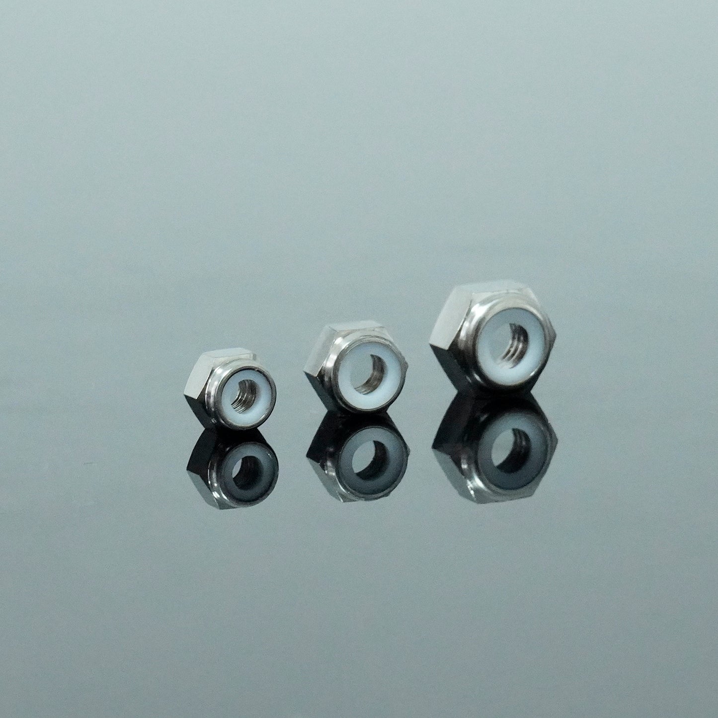 Titanium Flange Nylon Lock Nut M4/M5/M6