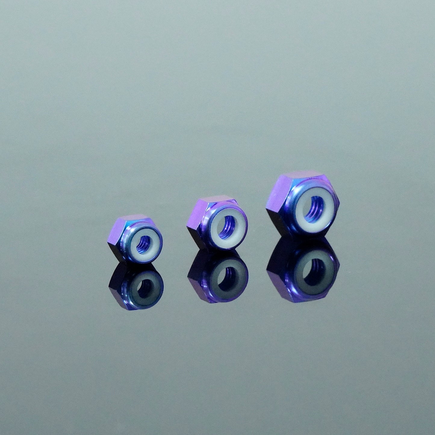 Titanium Flange Nylon Lock Nut M4/M5/M6