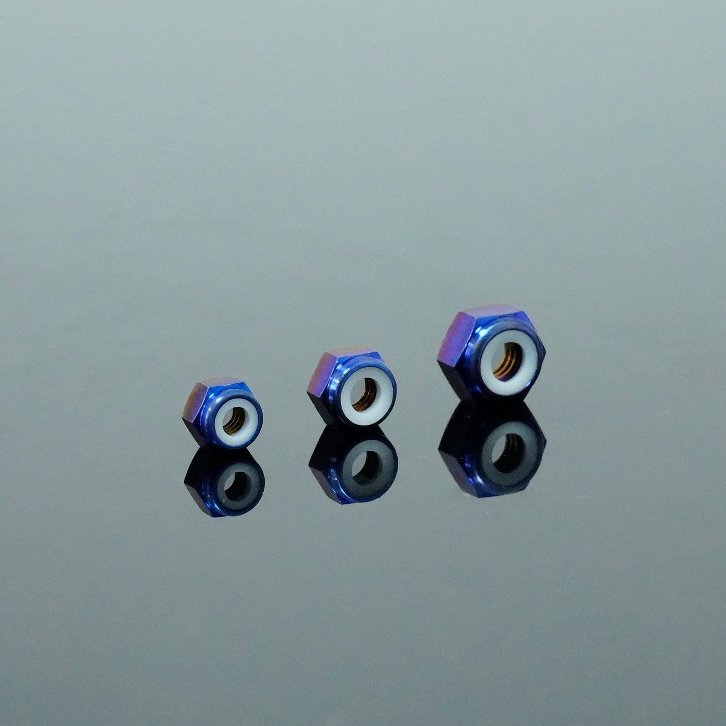 Titanium Flange Nylon Lock Nut M4/M5/M6