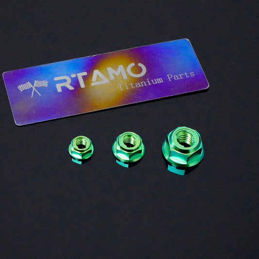 Titanium Lock Flange Nut M5/M6/M8