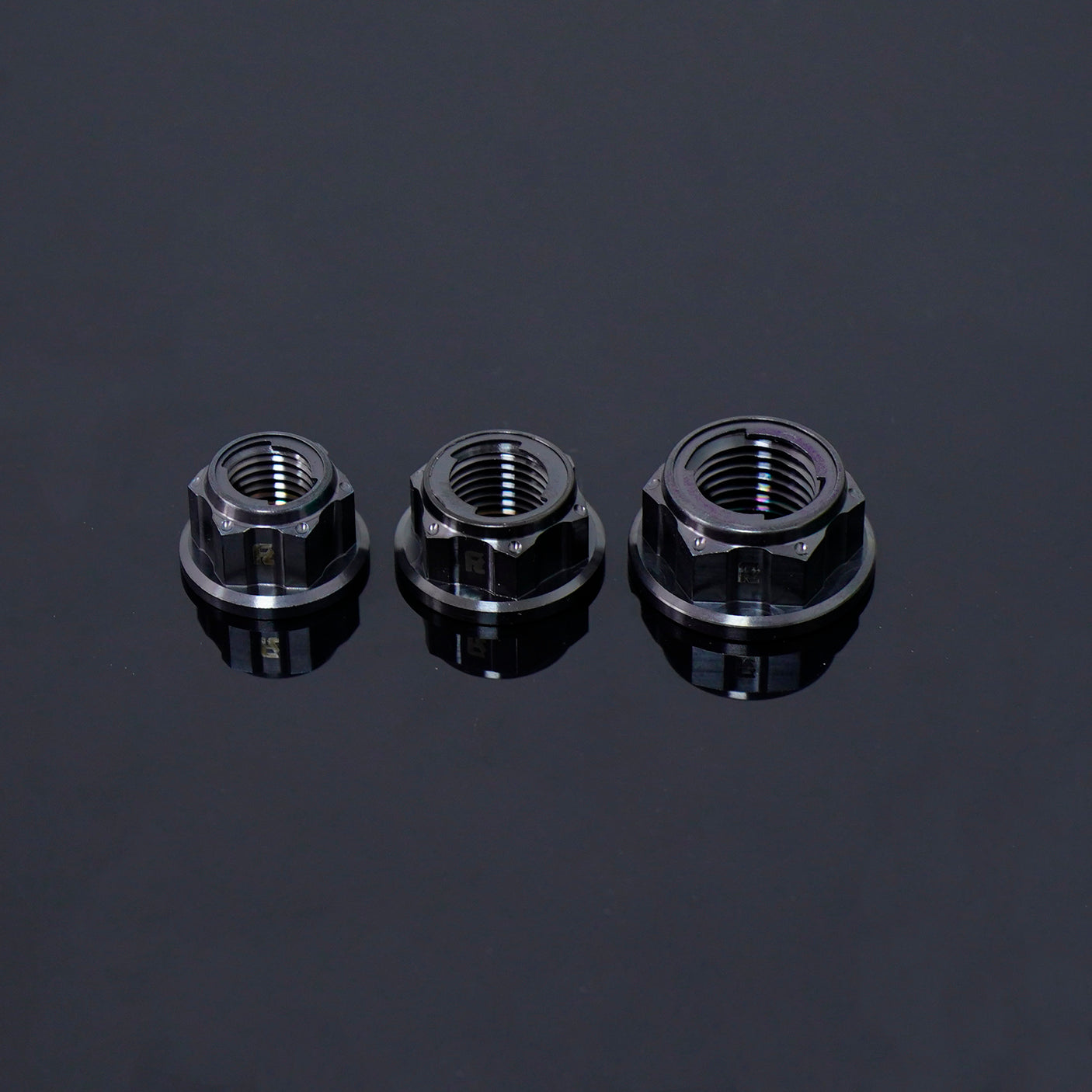 Titanium Lock Fancy Nut M10-M16