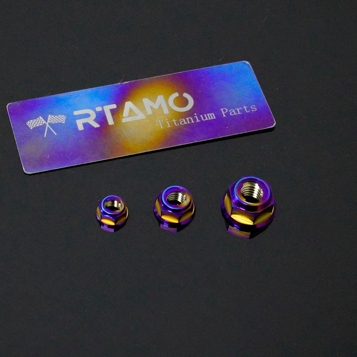 Titanium Lock Flange Nut M5/M6/M8