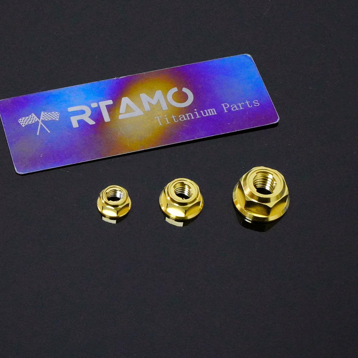 Titanium Lock Flange Nut M5/M6/M8