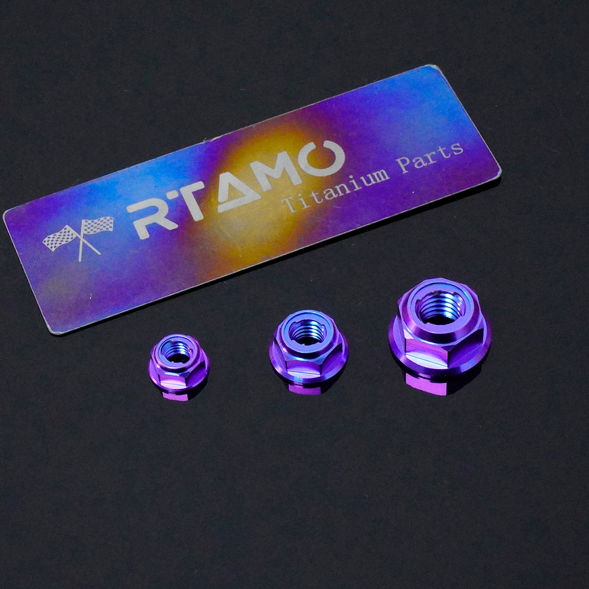 Titanium Lock Flange Nut M5/M6/M8