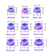 Titanium Flange Nut M5-M18