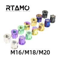 Titanium Closed End Nut M16/M18/M20
