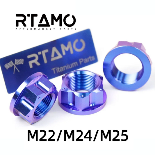 Titanium CNC Nuts M22/M24/M25