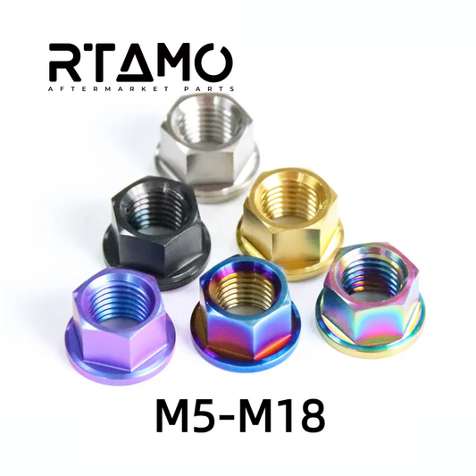 Titanium Flange Nut M5-M18