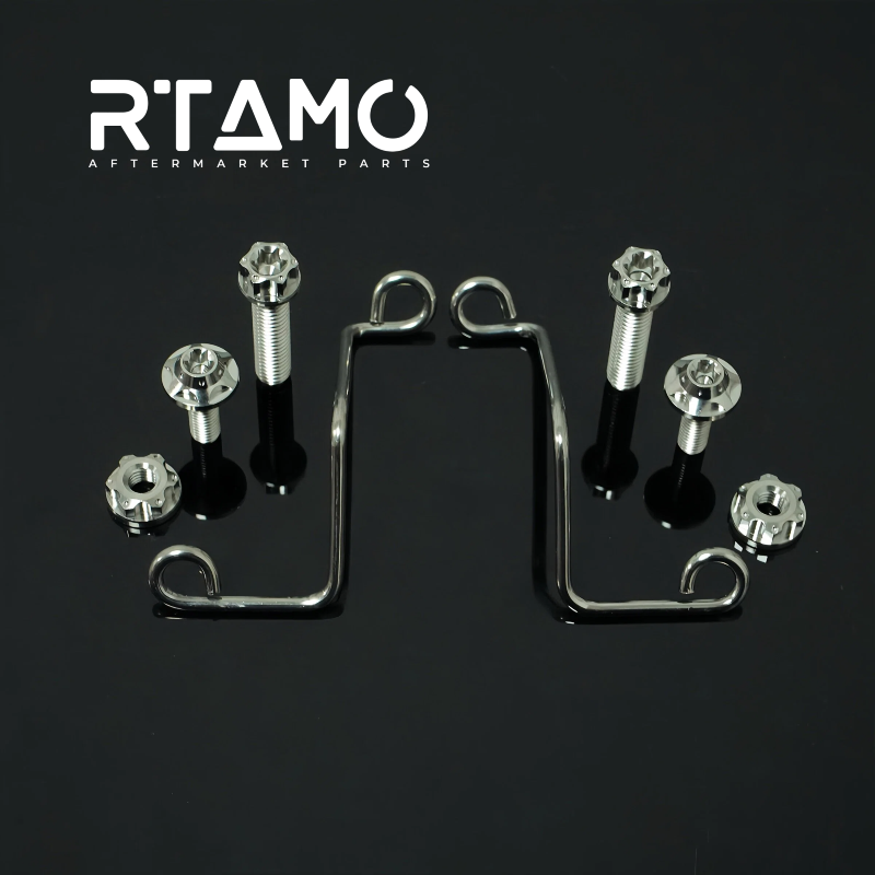 Titanium Oil Cup Bracket-Wire Model