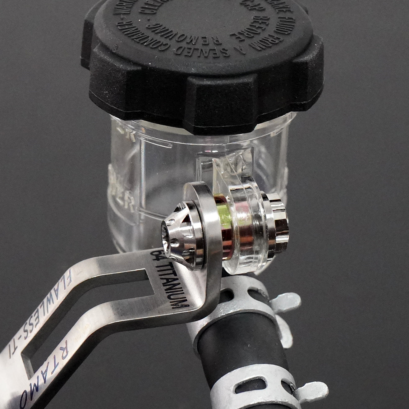 Titanium Oil Cup Bracket & Mount Bolts-W Model
