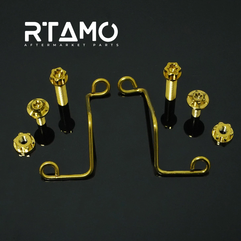 Titanium Oil Cup Bracket-Wire Model