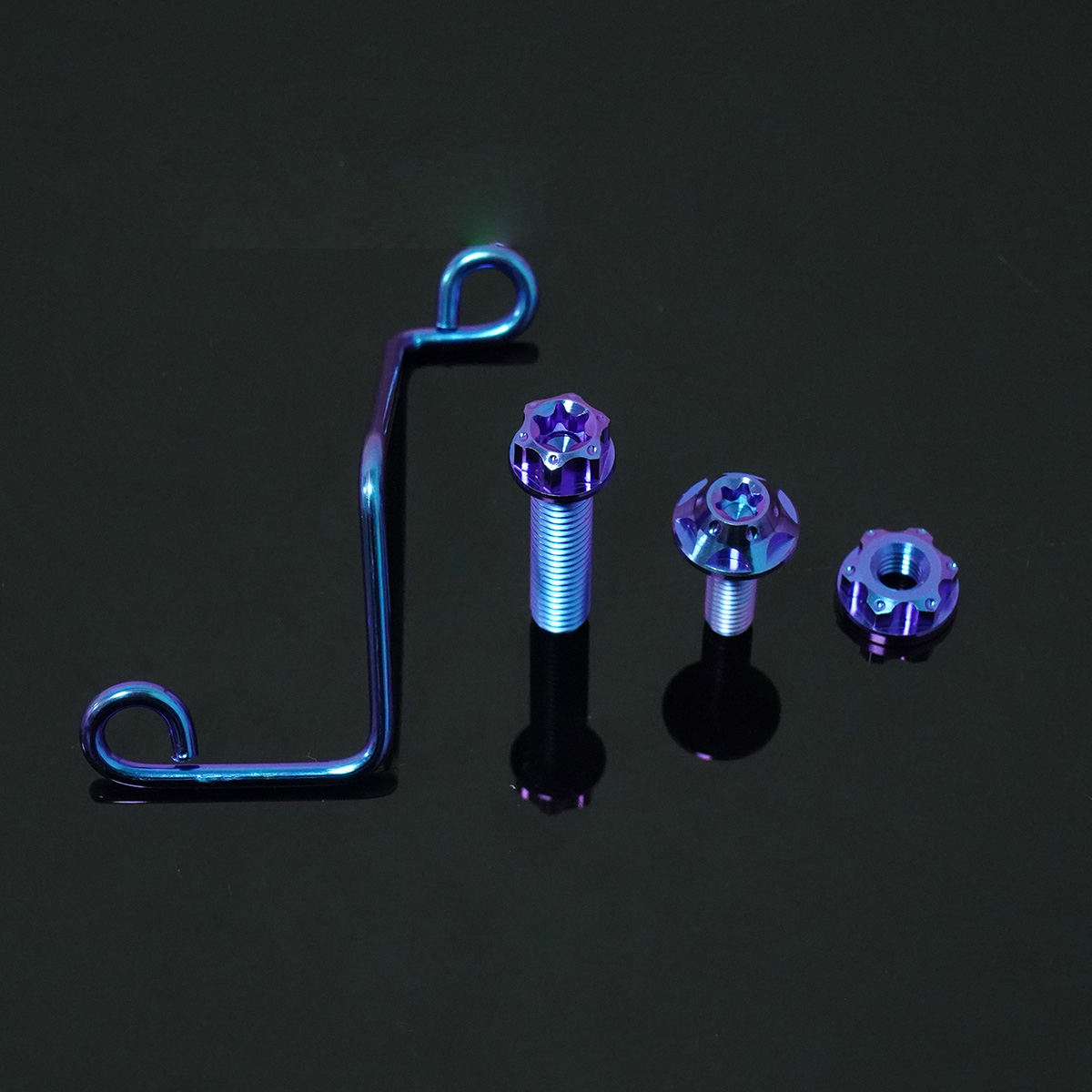 Titanium Oil Cup Bracket-Wire Model