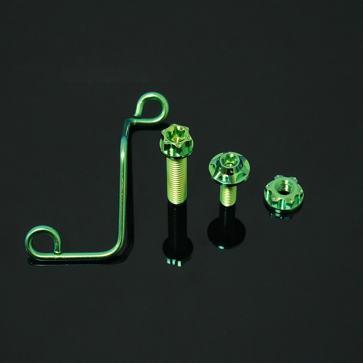 Titanium Oil Cup Bracket-Wire Model