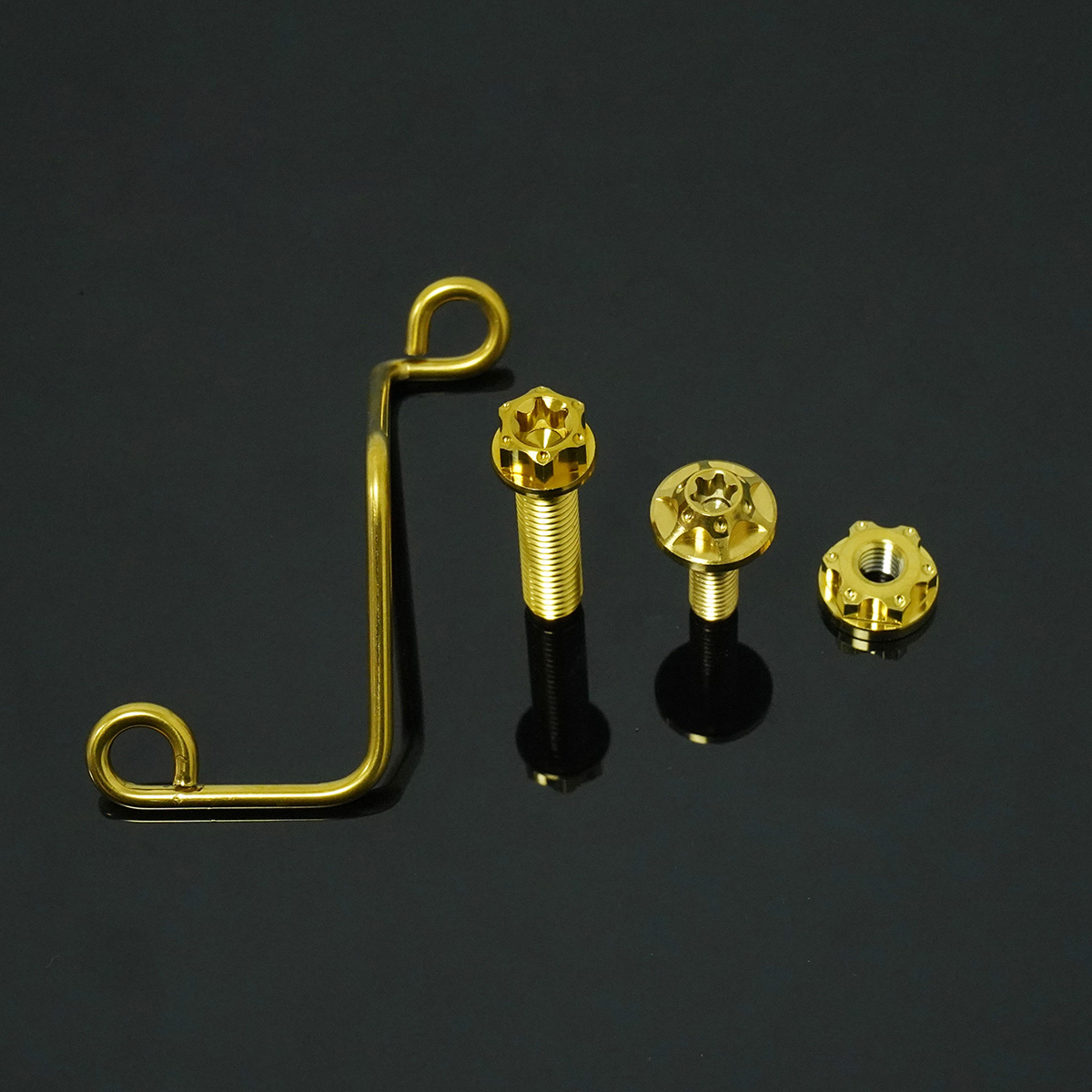 Titanium Oil Cup Bracket-Wire Model