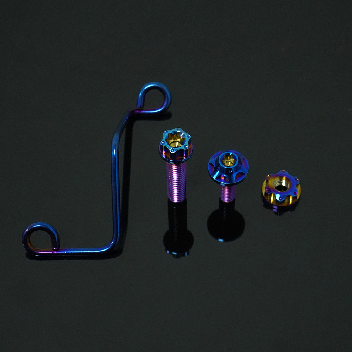 Titanium Oil Cup Bracket-Wire Model