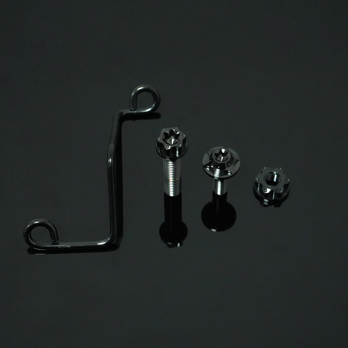 Titanium Oil Cup Bracket-Wire Model