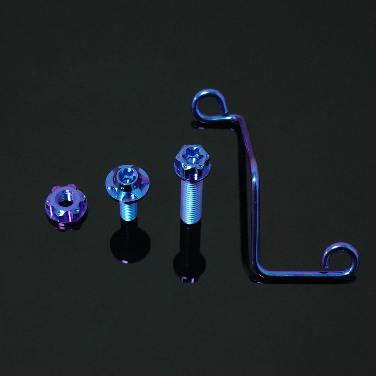 Titanium Oil Cup Bracket-Wire Model