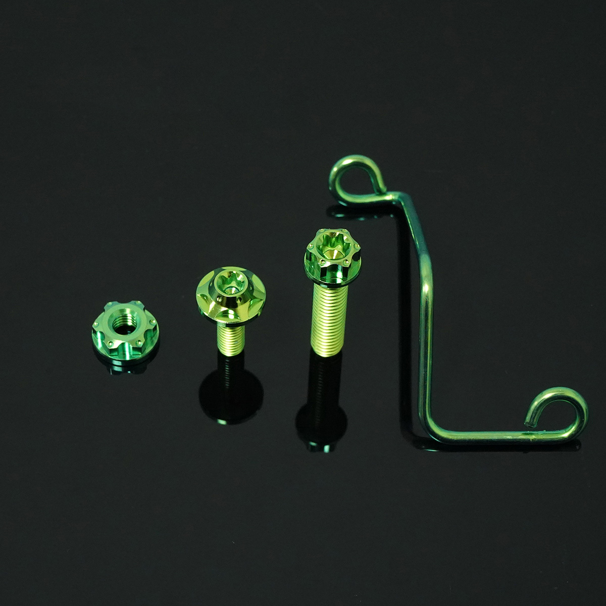 Titanium Oil Cup Bracket-Wire Model