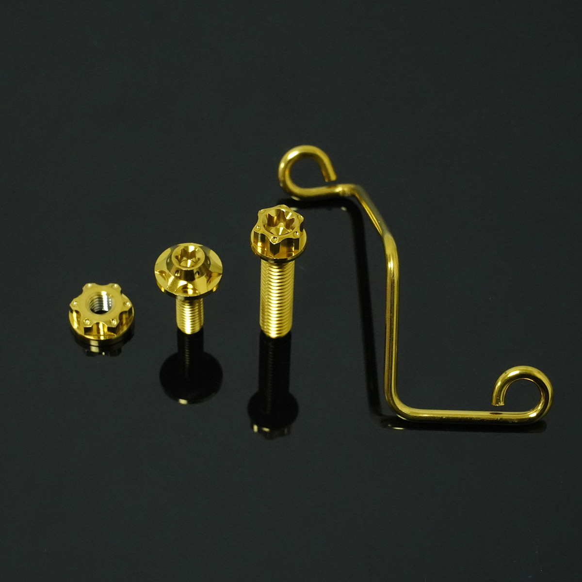 Titanium Oil Cup Bracket-Wire Model