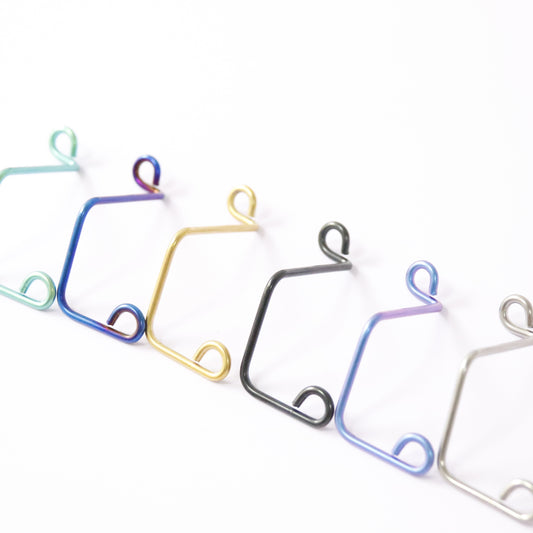 Titanium Oil Cup Bracket-Wire Model