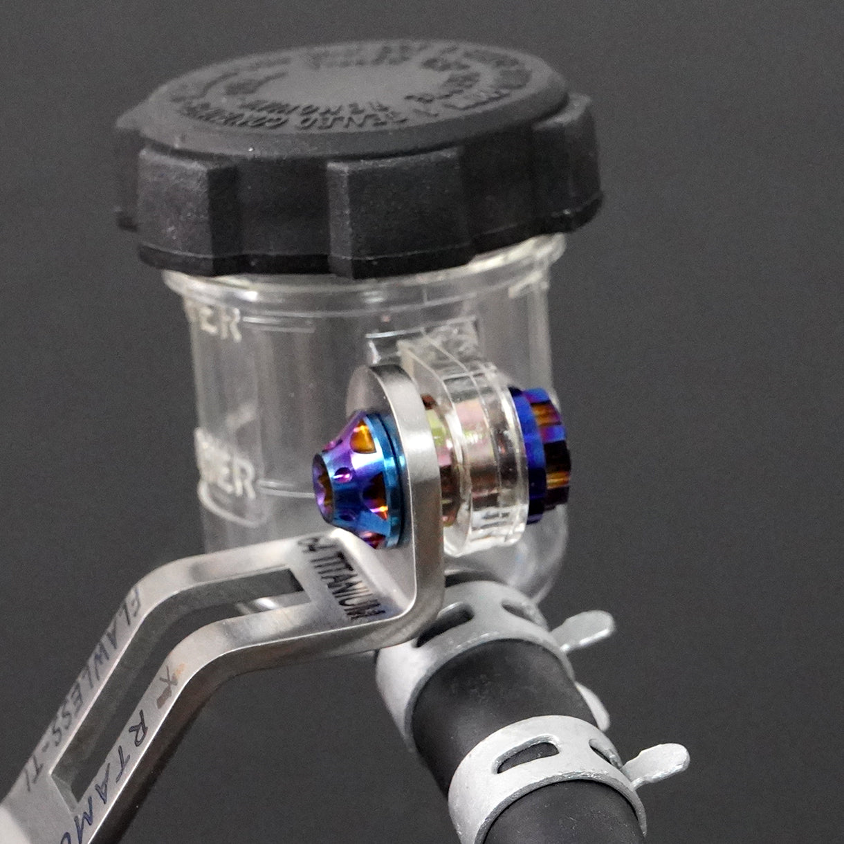 Titanium Oil Cup Bracket & Mount Bolts-W Model