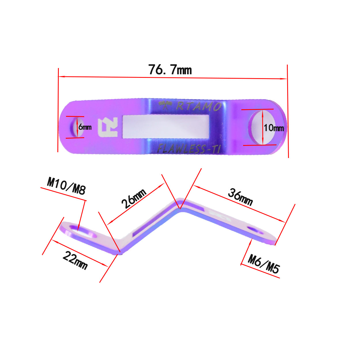 Titanium Oil Cup Bracket-Z Model