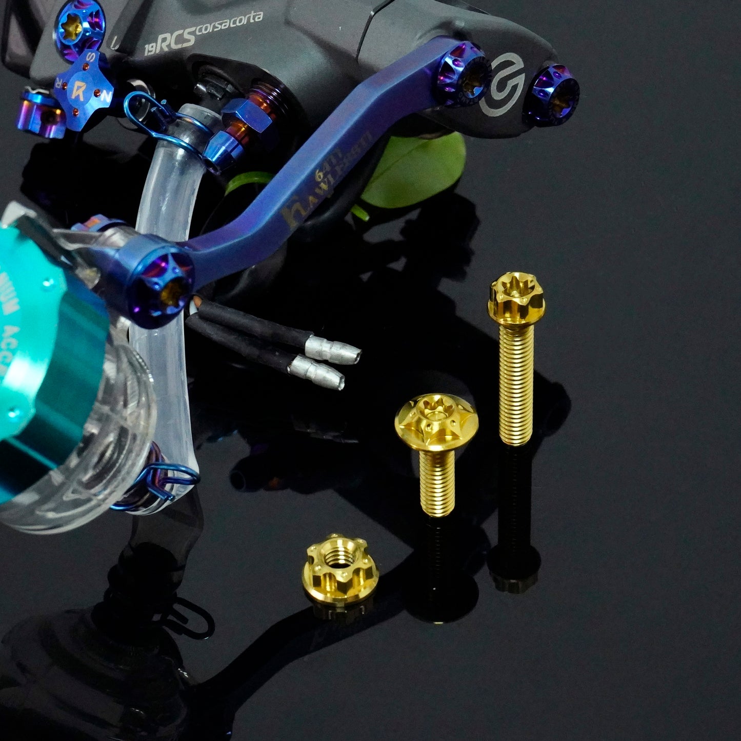 Titanium Oil Cup Mount Bolts for Frando DC