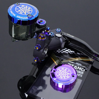 Titanium Big Oil Cup Cover & Brake Fluid Bolt Set for Brembo