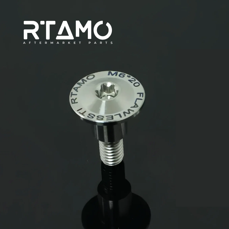Titanium Big Oil Cup Cover & Brake Fluid Bolt Set for Brembo