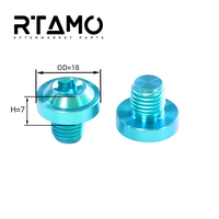 Titanium Rearview Mirror Bolt M10x10 T40