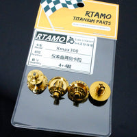 Titanium Dashboard Side Retainer Clips For Yamaha XMAX